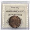 Image 2 : 1-Cent 1886 Obverse 1 ICCS Certified MS-63 Red. A nice Mint State example of a scarcer variety.