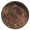 Image 3 : 1-Cent 1886 Obverse 1 ICCS Certified MS-63 Red. A nice Mint State example of a scarcer variety.