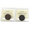 Image 2 : 1-cent 1891 LL SD, Obverse 3 F-12 & 1895 Trace Red MS-62 ICCS Certified. 2pcs