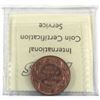 Image 2 : 1-cent 1920 Large ICCS Certified MS-64 RED. Great radiant luster.