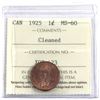 Image 1 : 1-cent 1925 ICCS Certified MS-60 (cleaned)