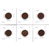 Image 1 : 1-cent Lot of 6x 1925 VG to VF *Key Dates* Great investment lot.
