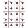 Image 2 : 1955-2012 Canada 1-cent in Plastic Pages. You will receive coins that are all in Brilliant Uncircula