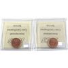 Image 2 : 1-cent 1997 & 1998 ICCS Certified MS-67 (2pcs)