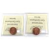 Image 2 : 1-cent 2003 & 2003-P New Effigy ICCS Certified MS-67 (2pcs)