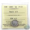Image 1 : 5-cent 1885 Small 5/5 ICCS Certified F-15.