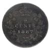 Image 3 : 5-cent 1887 ICCS Certified VF-30.