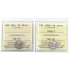 Image 1 : 5-cent 1902 & 1902H Large H ICCS Certified MS-64. 2pcs.