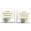 Image 2 : 5-cent 1908 Small 8 EF-45 & 1910 Round Leaves EF-40. Both coins are ICCS Certified. 2pcs.