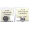 Image 2 : 5-cent 1938 & 10-cent 1941 ICCS Certified MS-63. 2pcs.