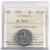 Image 1 : 5-cent 1953 SF MULE ICCS Certified VF-20.