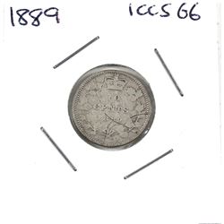 10-cent 1889 G-6 (scratches) *RARE DATE*