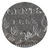 Image 5 : 10-cent 1893 Flat Top 3, Obverse 5 ICCS Certified AU-50. *Scarce Obverse*