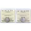 Image 1 : 10-cent 1900 ICCS EF-40 & 1901 ICCS EF-45. 2pcs