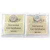 Image 2 : 10-cent 1900 ICCS EF-40 & 1901 ICCS EF-45. 2pcs