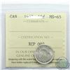 Image 1 : 10-cent 1937 ICCS Certified MS-65