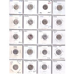 Estate Lot of 95x 10-cent from 1937-2019. Most UNC, PL or Proof! Great Collector Lot!