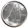 Image 3 : 10-cent 1938 ICCS Certified MS-64. A full mint luster coin with soft satin fields.