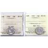 Image 1 : 10-cent 1946 & 1947 ICCS Certified MS-64. 2pcs.