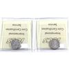 Image 2 : 10-cent 1955 & 1956 ICCS Certified PL-66 Heavy Cameo. 2pcs