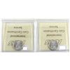 Image 2 : 10-cent 1956 & 1957 ICCS Certified MS-66. 2pcs