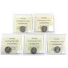 Image 2 : 10-cent 2001P Volunteers, 2002P, 2003P New Effigy, 2004P, & 2005P ICCS Certified MS-66. 5pcs.