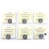 Image 2 : 10-cent 2006P, 2006 RCM Logo, 2007 Straight 7, 2008, 2011, & 2012 ICCS Certified MS-66. 6pcs.