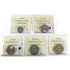 Image 2 : 10-cent, 25-cent Tecumseh, 25-cent Brock, 50-cent & Security $1 2012 ICCS Certified MS-66. 5pcs