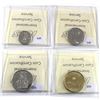 Image 2 : 10-cent, 25-cent, 50-cent & Loon $1 2018 ICCS Certified MS-66. 4pcs