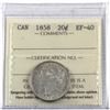 Image 1 : 20-cent 1858 ICCS Certified EF-40.