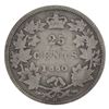 Image 3 : 25-cent 1880-H Wide '0' in about G-4+ condition *Key Date*