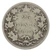 Image 3 : 25-cent 1887 in about G-4+ condition. *Key Date* Full date and lettering!