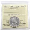 Image 1 : 25-cent 1903 ICCS Certified VF-30.