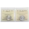 Image 1 : 25-cent 1942 & 1943 ICCS Certified MS-64. 2pcs