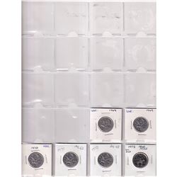 Estate Lot of 146x 25-cent from 1968-2019 Includes 1991, Many Proofs, PL's and BU's Commemorative is