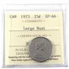 Image 1 : 25-cent 1973 Large Bust ICCS Certified SP-66