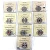 Image 2 : 25-cent 2007-2010 ICCS Certified MS-65 - 2007 Wheelchair Curling, 2008, 2008 Figure Skating, 2008 Fr