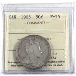 50-cent 1905 ICCS Certified F-15. *Key Date*