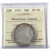 Image 1 : 50-cent 1910 Edwardian Leaves ICCS Certified VF-30
