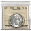 Image 1 : 50-cent 1937 ICCS Certified MS-64.