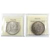 Image 2 : Silver $1 1935 MS-63 & 1936 MS-62 both ICCS Certified.