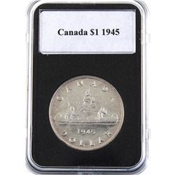 Silver $1 1945 EF-AU.