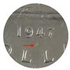 Image 5 : Silver $1 1947 Pointed 7 with Dot ICCS Certified AU-55