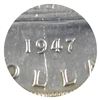 Image 3 : Silver $1 1947 Pointed 7 with Dot ICCS Certified VF-30