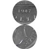 Image 5 : Silver $1 1947 Pointed 7 with Dot, Triple HP ICCS Certified AU-55. An eye catching example of this s