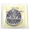 Image 2 : Silver $1 1947 Blunt 7, 7/7 ICCS Certified MS-60. Bright coin great details for the grade level.