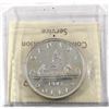 Image 2 : Silver $1 1947 Maple Leaf ICCS Certified MS-63!