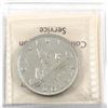 Image 2 : Silver $1 1947 Maple Leaf ICCS Certified AU-50. Full white Key Date coin!