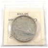 Image 2 : Silver $1 1947 Maple Leaf ICCS Certified EF-40 Great mid-grade coin.