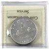 Image 2 : Silver $1 1947 Maple Leaf Double Punch HP ICCS Certified MS-62